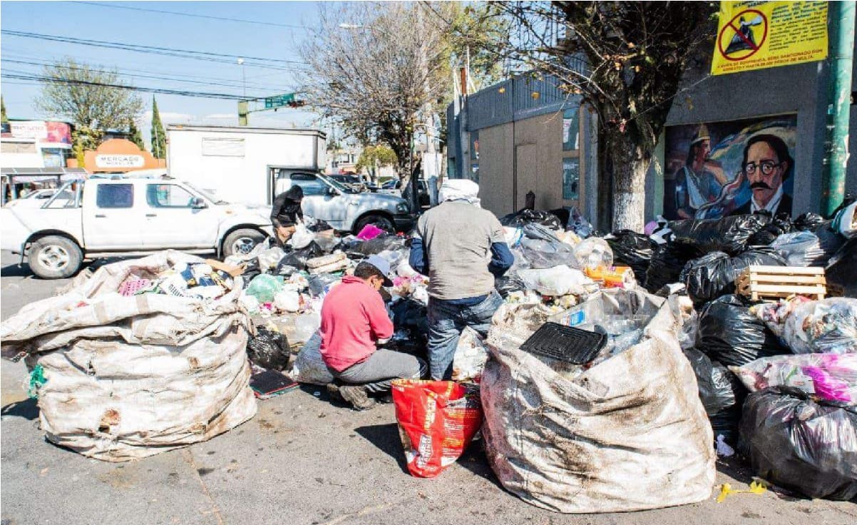 Servicio de limpia y recolección se reanuda hasta en 70% en Toluca