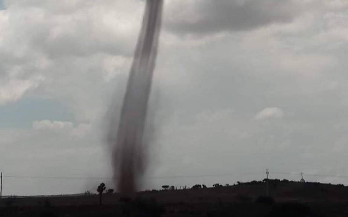 Granizo y una «cola de agua» sorprendieron al valle de Toluca 