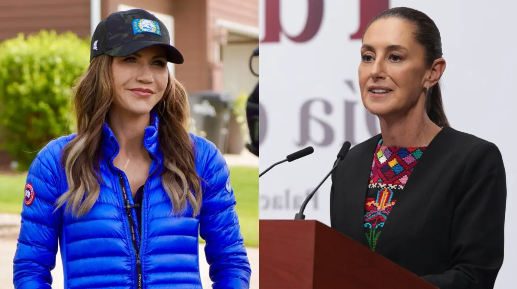 La secretaria de Seguridad de Estados Unidos acusa a Sheinbaum de “alentar” las protestas en LA
