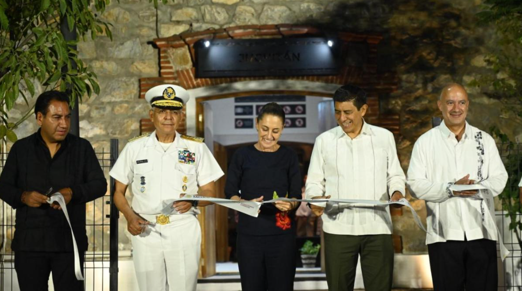 Sheinbaum inaugura las estaciones Tonalá y Arriaga del tramo 1 de la Línea K, Tren Interoceánico