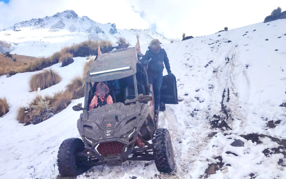 Detienen a sujeto por circular con Razer en el Nevado de Toluca