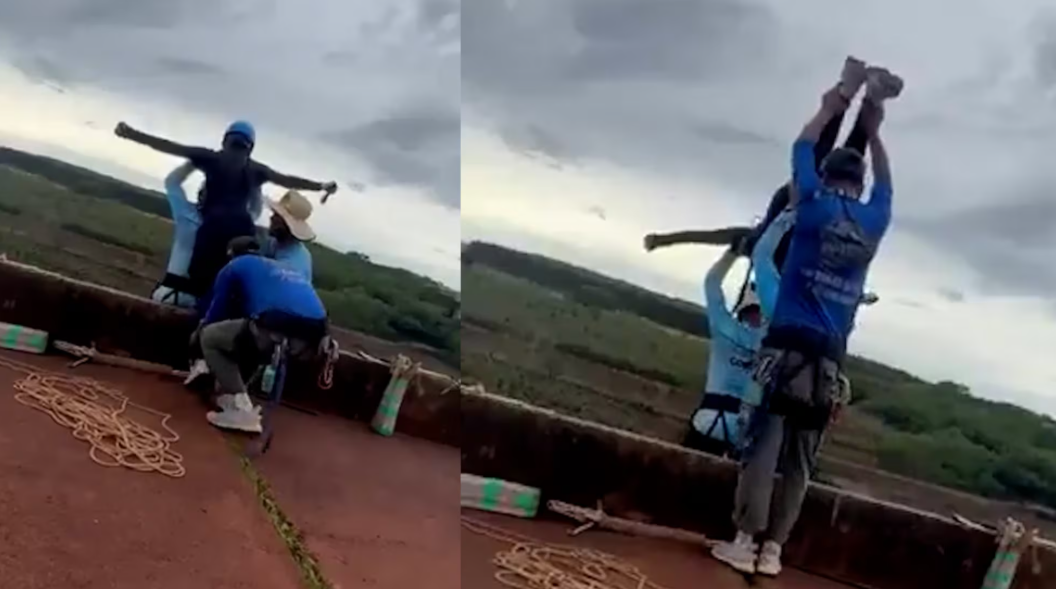 Murió joven en salto de ibungee /ien Brasil: fue lanzada sin cuerda de seguridad
