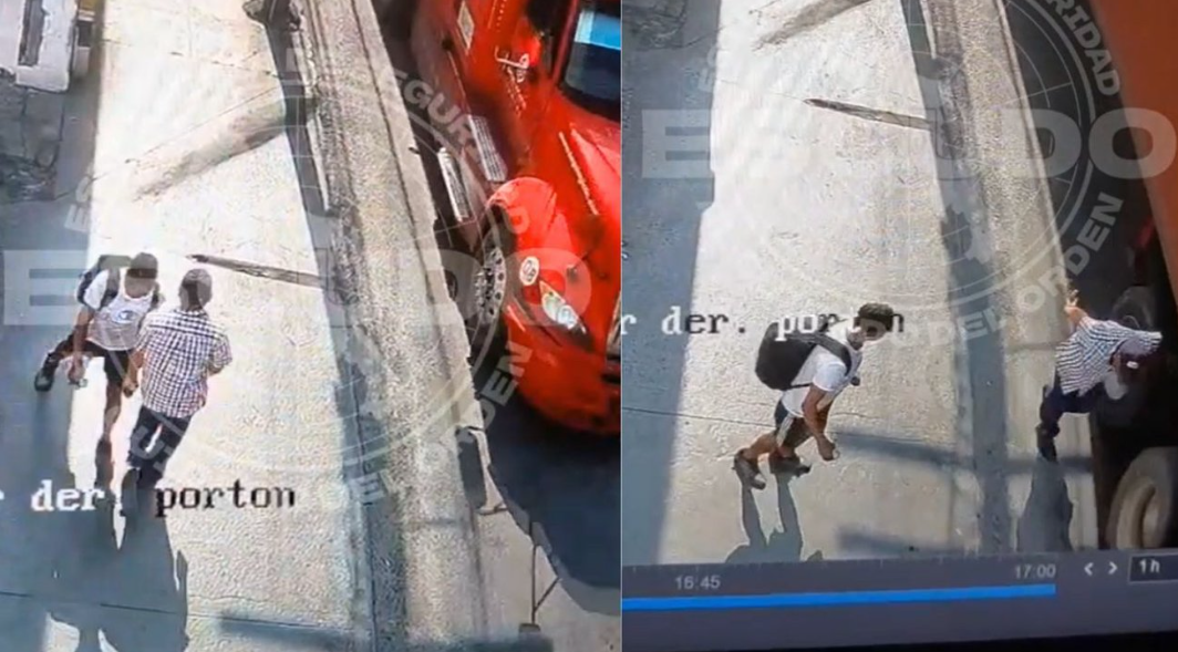 Hombre empuja a adulto mayor y cae hacia a las ruedas de tráiler en Monterrey