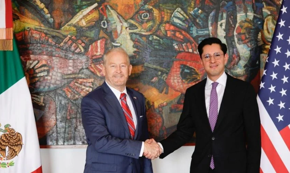 Roberto Velasco y Ronald Johnson revisan temas de la agenda entre México y Estados Unidos